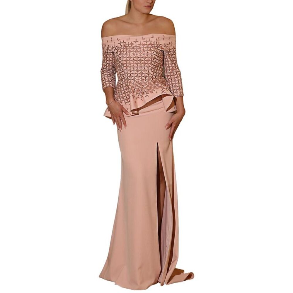 Terani Couture Womens  Embellished Maxi Dress